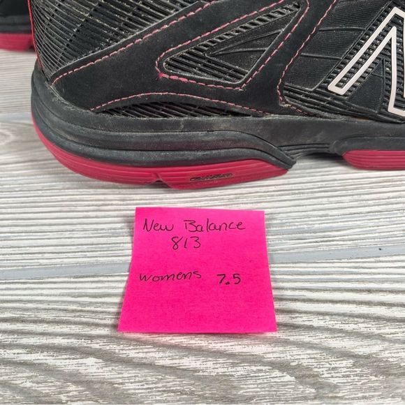New Balance 813 Black Pink Womens Cross Training Shoe Sneaker Womens 7.5 - Picture 10 of 11